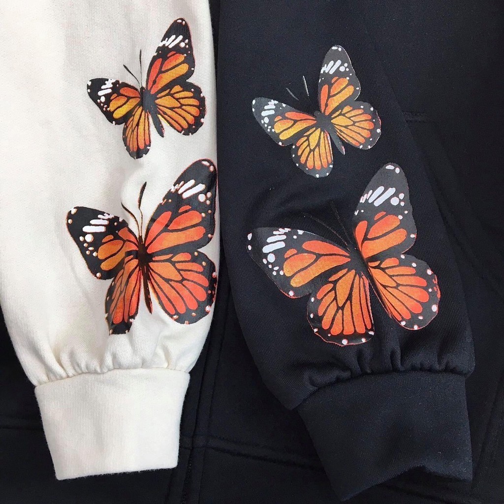 [Mã WASTUP5 giảm 10% tối đa 20K đơn 99K] Áo Khoác Nỉ Bướm SADBOIZ 2 Màu Đen Trắng Thu Đông Dáng Rộng | BigBuy360 - bigbuy360.vn