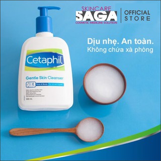Sữa rửa mặt CETAPHIL Gentle Skin Cleanser dịu nhẹ, lành tính không tạo bọt 125ml