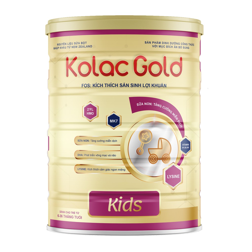 Sữa Kolac Gold Kids 900g