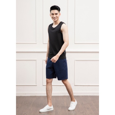 Áo Ba Lỗ TANK-TOP NAM ARISTINO ATT009S1 Vải Lạnh Mịn Mát, Không Nhăn Nhàu, Không Bai, Regular