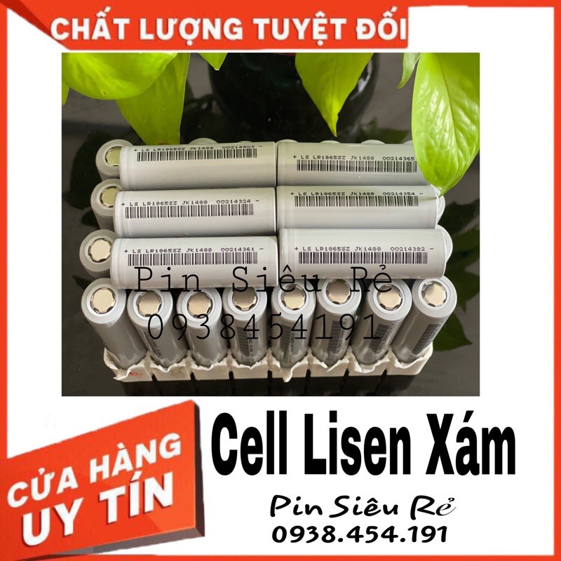 Cell Lisen xám 18650 hàng new