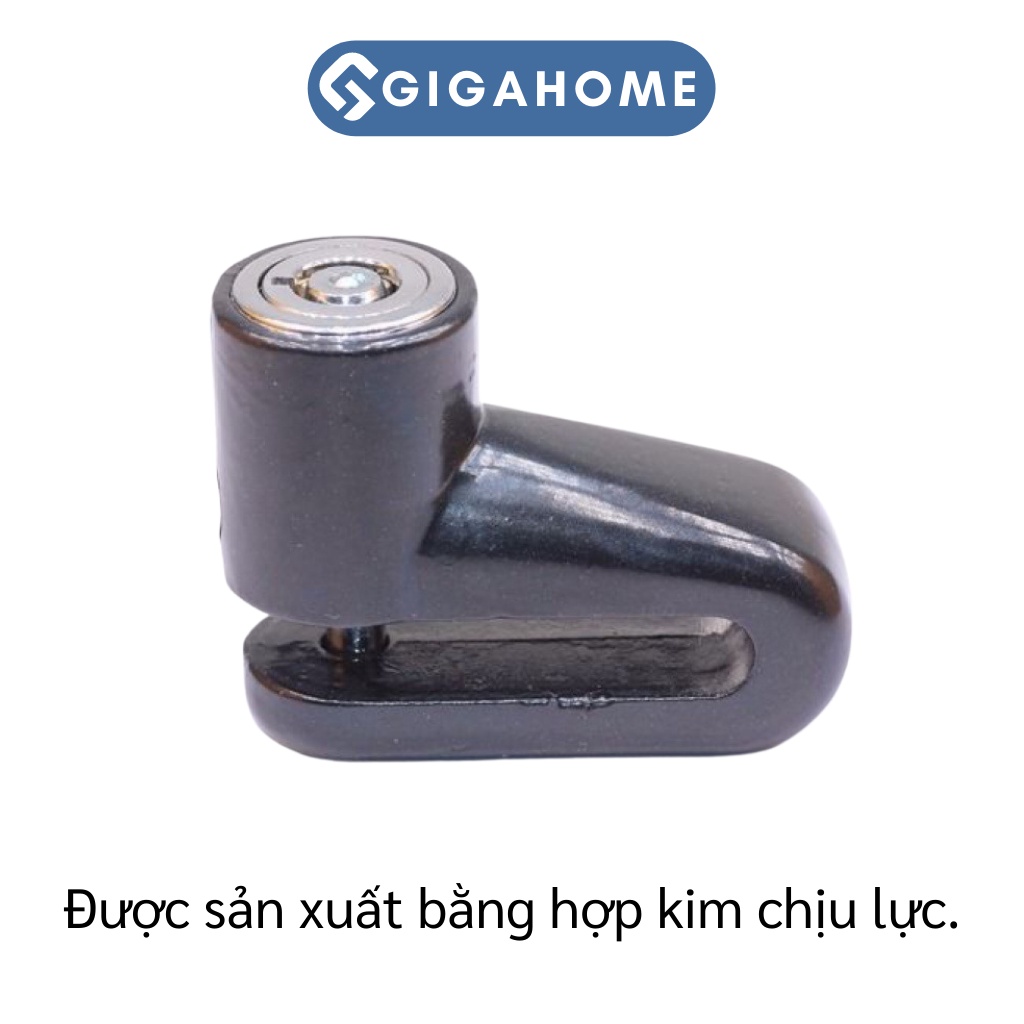 Ổ Khóa Đĩa, Phanh Xe Máy, Xe Đạp GIGAHOME Chống Trộm, Chịu Lực Cao 4686