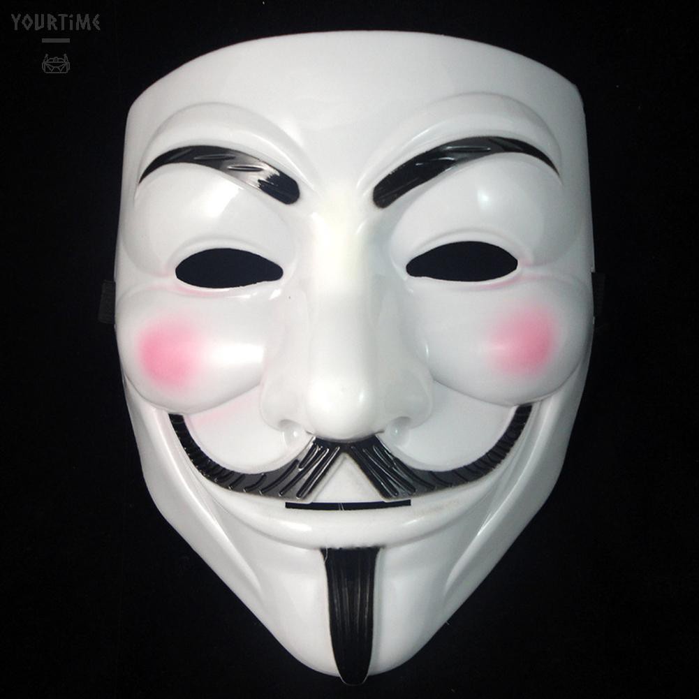 Đồ chơi Movie Cosplay V for Vendetta Hacker Mask Halloween Party Cosplay Props Toy
