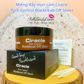 Miếng đẩy mụn cám mụn đầu đen Ciracle Pore Control Blackhead Off Sheet