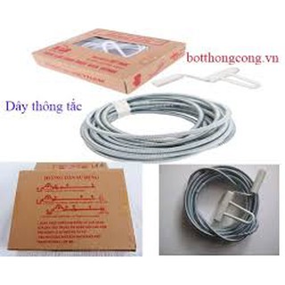 DÂY LÒ XO THÔNG TẮC TOILET ,CỐNG,Chậu RỬA, 3M & 5M 7M & 10M