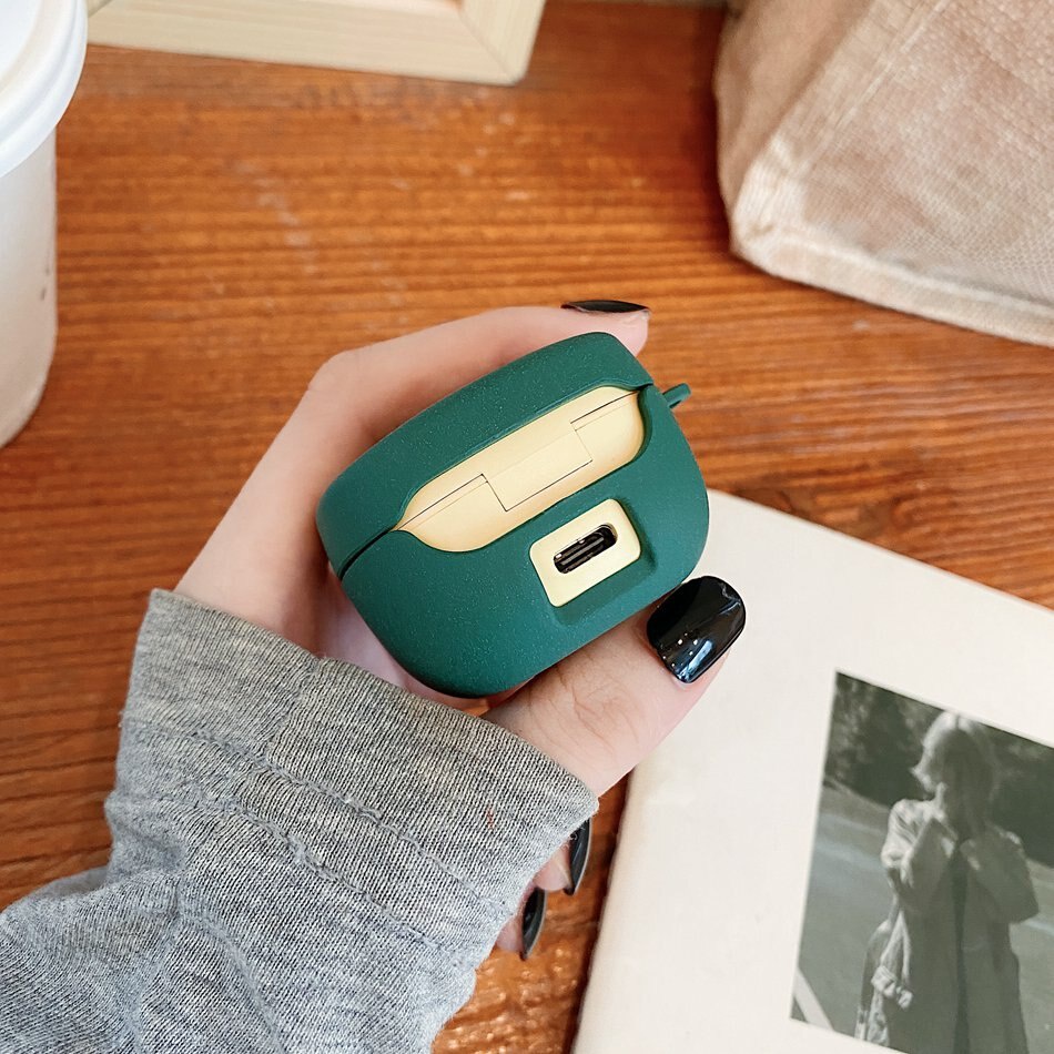 Vỏ bảo vệ hộp sạc tai nghe cho Baseus Encok WM01 W01 bằng nhựa PC cứng chống rơi mặt nhám tùy chọn màu sắc