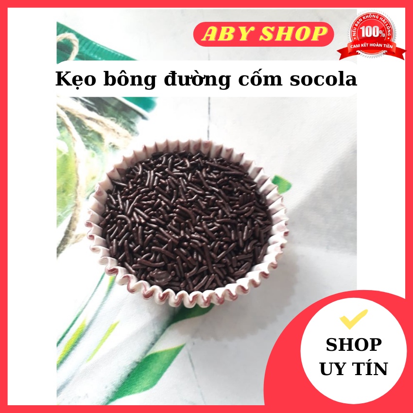 Kẹo bông đường cốm socola ⚡ CAO CẤP ⚡ kẹo bông đường cốm chuyên dụng trang trí bánh kem, gato