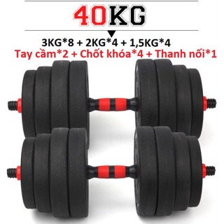 tạ tay kết hợp tạ đẩy 40kg