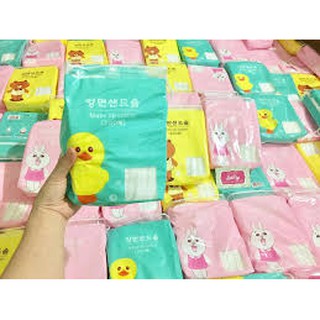 Bông tẩy trang hình con vật dễ thương (Túi 200 miếng)