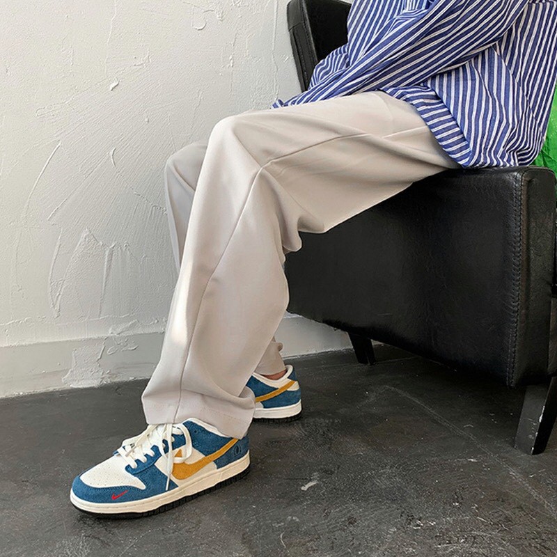 QUẦN DÀI ỐNG RỘNG DÁNG SUÔNG PHONG CÁCH HÀN QUỐC CHO NAM (có ảnh thật) | BigBuy360 - bigbuy360.vn