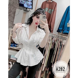 Áo sơ mi big size nhấn eo từ 60kg-90kg