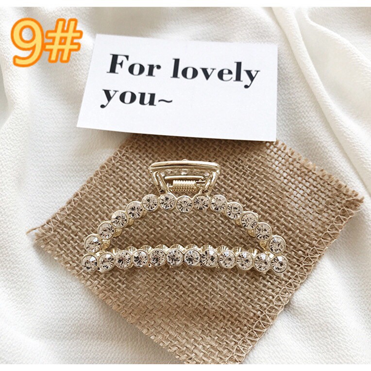 Luxurious Korean style diamond-studded hairpin for women F53