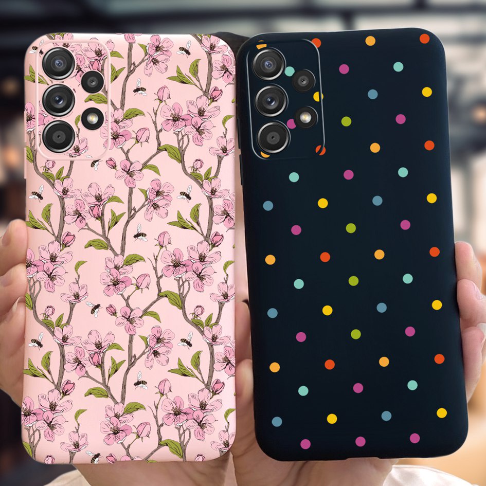 Ốp Điện Thoại Silicone Mềm Họa Tiết Hoa Thời Trang Cho Samsung Galaxy A13 SM-A135F Samsung A13 4G A 13 2022 6.6"