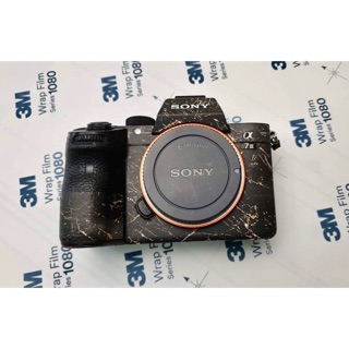 Skin 3M cao cấp vân đá cho máy ảnh sony A73