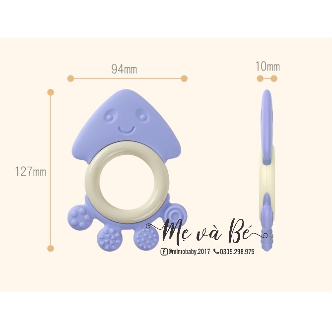 Gặm nướu silicone siêu mềm Goryeo baby Hàn quốc