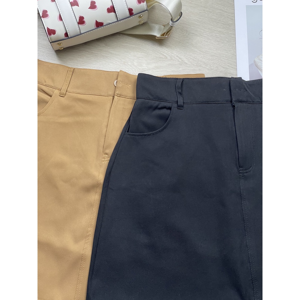 BIGSIZE  - CHÂN VÁY KAKI FORM CHỮ A NĂNG ĐỘNG