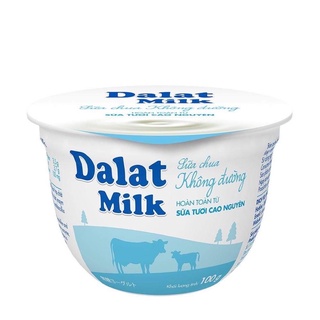 sữa chua ăn Dalatmilk không đường 100g ( chỉ giao Tp.HCM )