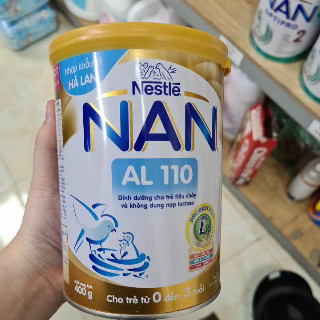 [Mã 267FMCGSALE giảm 8% đơn 500K] Sữa bột nan AL 110 400g