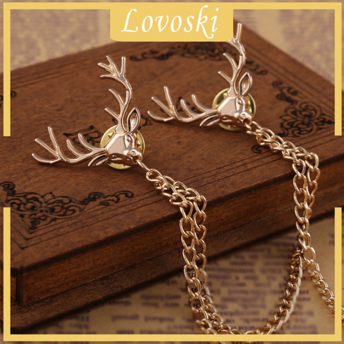 Ghim Cài Áo Hình Đầu Hươu Giáng Sinh Thời Trang