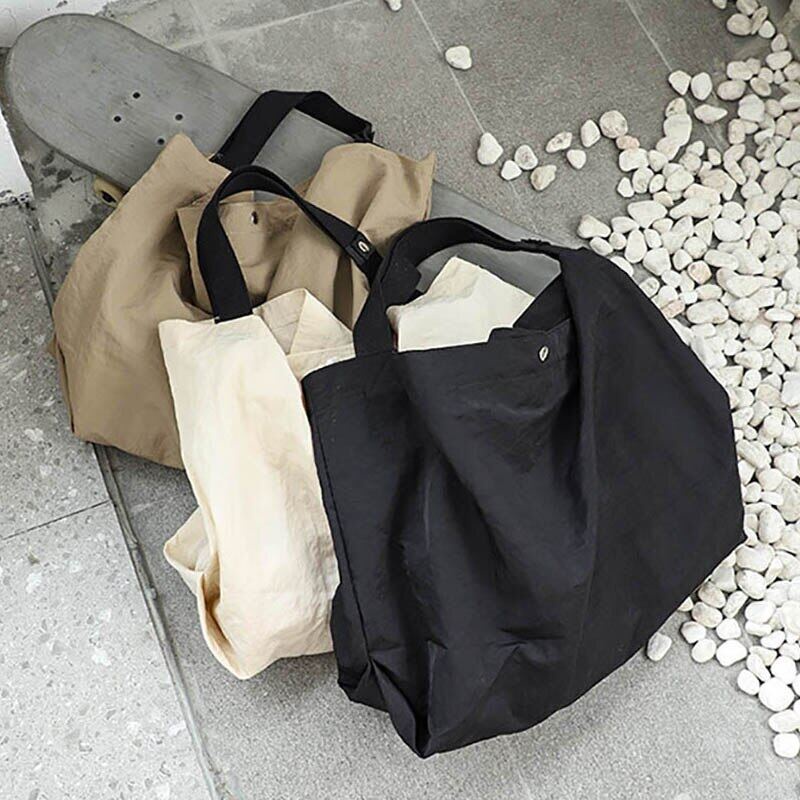 Túi Xách Cỡ Lớn Chất Liệu Nylon Chống Thấm Nước Không Khóa Kéo Cho Nữ ZY130