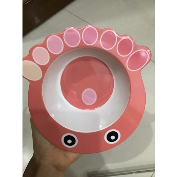 Bát ăn dặm hình thú cưng chất liệu sợi tre chịu nhiệt cao an toàn cho bé