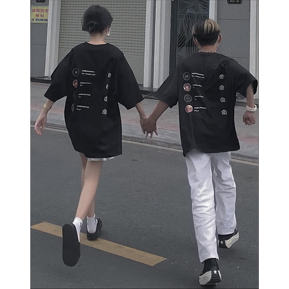 Áo thun nam nữ sad boiz sadtagram, Áo thun tay lỡ form rộng Sadboiz Sadtagram chất cotton co dãn thêu logo KUNNI25