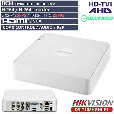 Đầu ghi hình 8 kênh Hikvision DS 7108HGHI-F1 TURBO HD 3.0 (+2 KÊNH IP)