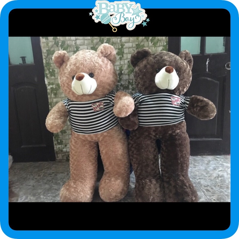 Gấu bông Teddy 🛡𝑯𝒂̀𝒏𝒈 𝑪𝒂𝒐 𝑪𝒂̂́𝒑🛡, gối ôm hình thú nhồi bông siêu to khổng lồ 1m8/1m5/1m3/1m1/95cm