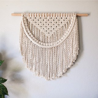 Mành macrame treo tường trang trí nhà cửa, homestay, quán cafe