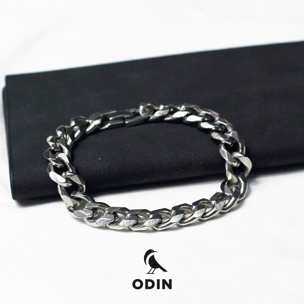 Combo Vòng Chain Cuban - The Cuff | Titanium