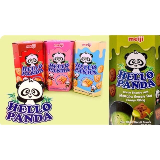 Lẻ 1 Hộp Bánh Gấu Hello Panda Meiji 50gr