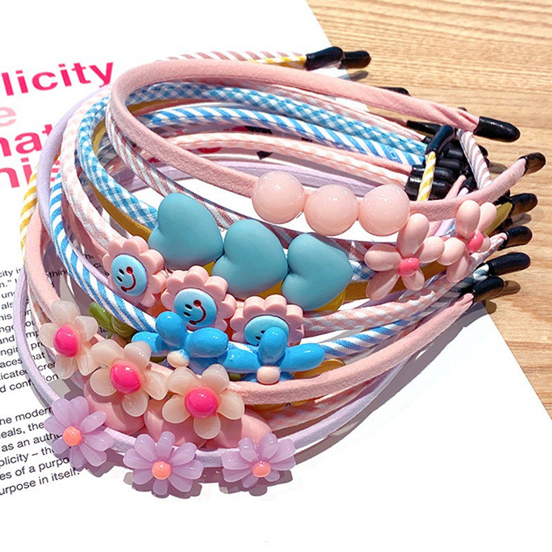 Băng Đô Đội Đầu Họa Tiết Hoạt Hình Dễ Thương Bắt Mắt