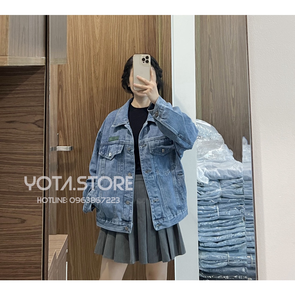 Áo khoác jeans tag xanh - KB39