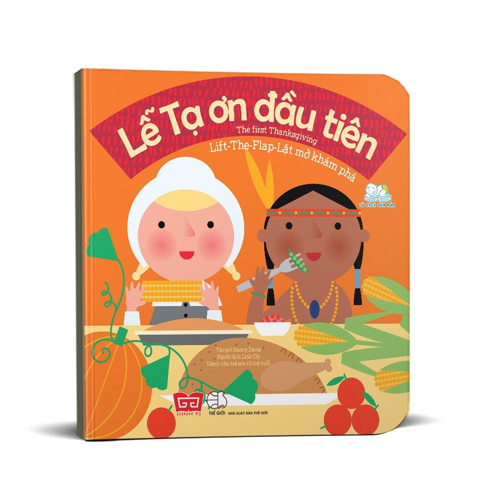 Sách CKC - Lift the flap - lật mở khám phá - The first Thanksgiving - Lễ Tạ ơn đầu tiên