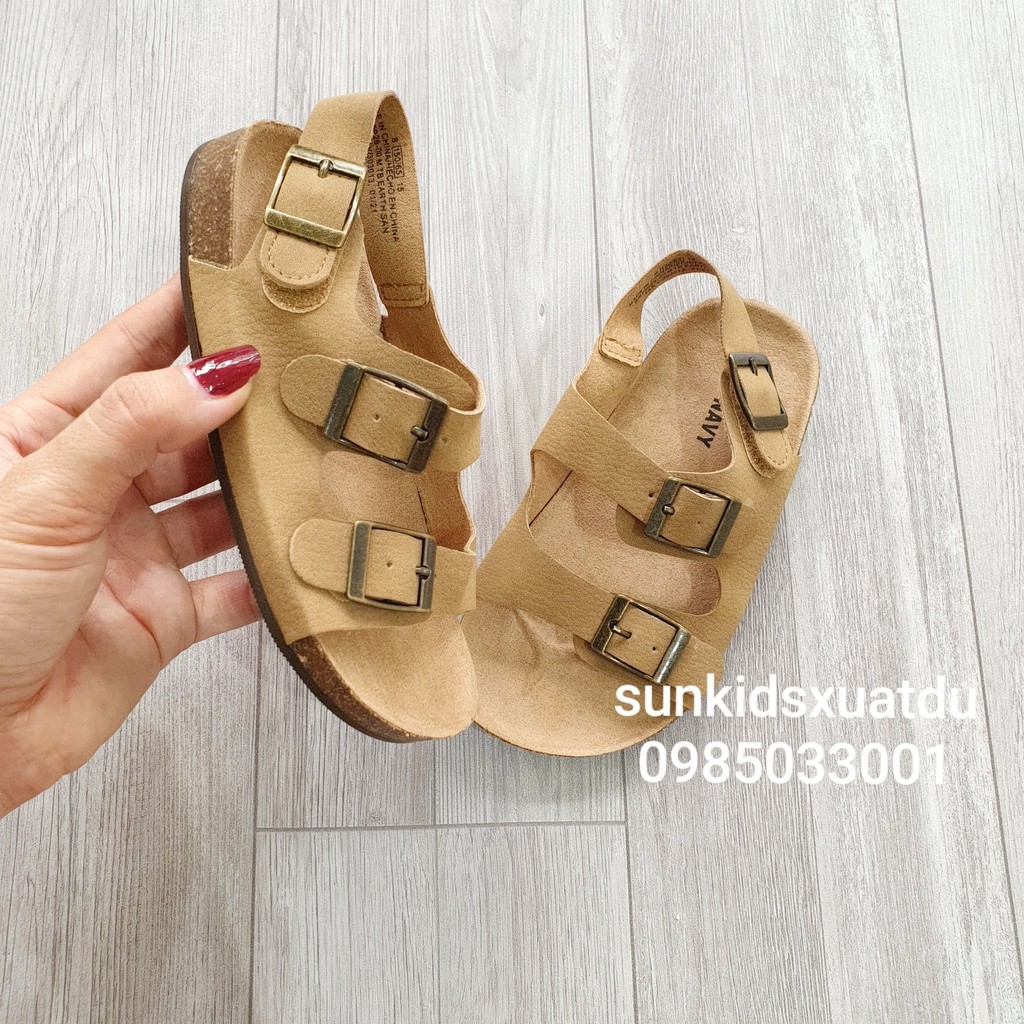 Sandal Ol.d na.vy đế trấu quai dán