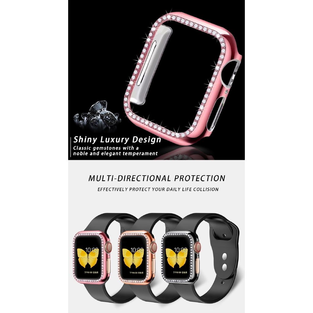 Ốp Bảo Vệ Mặt Đồng Hồ for Apple Watch Series 6 SE 5 4 3 2 1 38mm 42mm 4 40mm 44mm