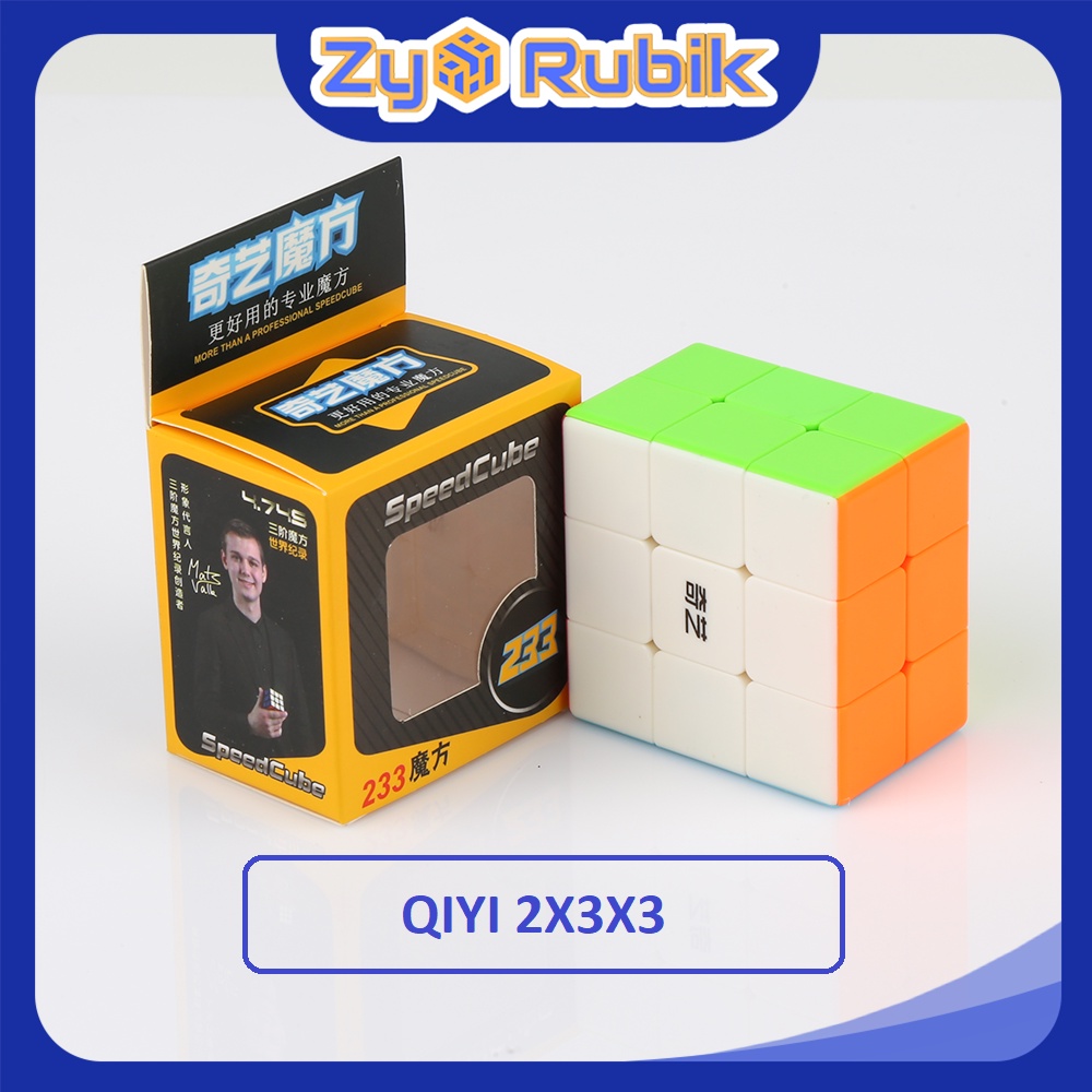 Rubik Biến Thể QiYi 2x3x3 Stickerless Không Viền - ZyO Rubik