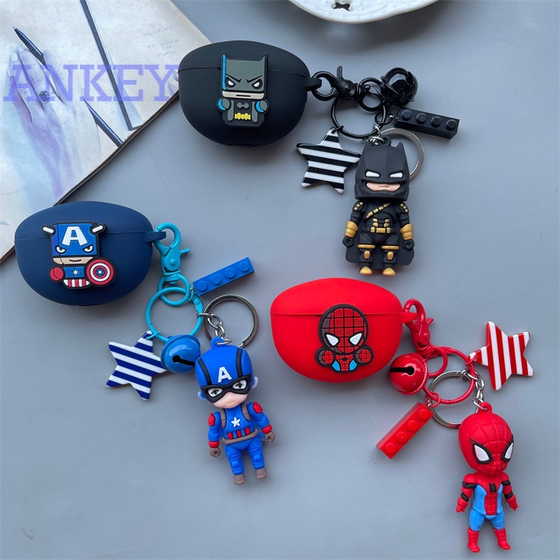 Case for Beats Studio Buds Ốp hộp sạc tai nghe silicon mềm họa tiết siêu anh hùng nhiều kiểu tùy chọn cho