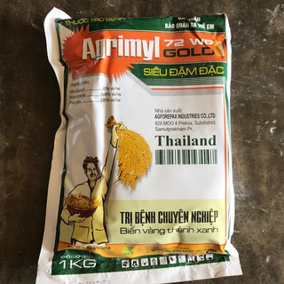 Trừ Nấm Bệnh Phổ Rộng Trên Cây Trồng AGRIMYL 72WP Thái Lan túi 1kg