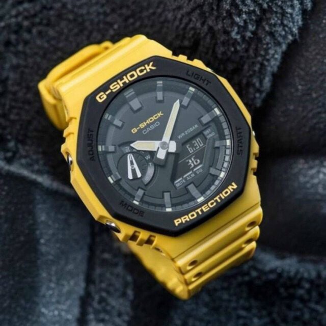 [SERI GA2100] Đồng hồ thể thao nam nữ GA2100 màu vàng cao cấp chống sốc tốt [ CLIP và ẢNH THẬT] | BigBuy360 - bigbuy360.vn