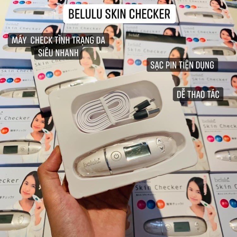 Máy đo độ ẩm làn da Belulu Skin Checker💦CHUẨN AUTH 100%💦kiểm tra độ ẩm-độ đàn hồi-lượng dầu trên da hoàn hảo | BigBuy360 - bigbuy360.vn