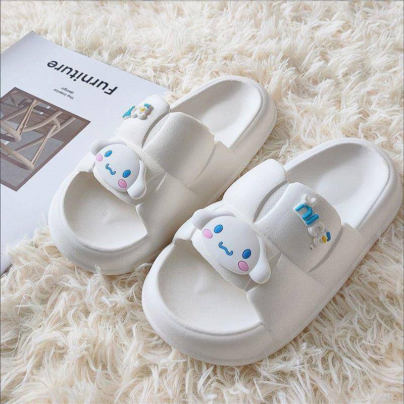 Hàng Có Sẵn Dép Đi Trong Nhà Đế Dày Phân Tầng In Hình Chú Chó Cinnamon Dễ Thương Thời Trang Mùa Hè Dành Cho Bạn Nữ