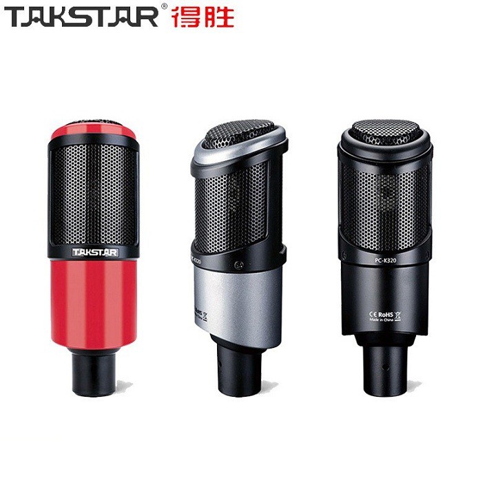 Mic thu âm chuyên nghiệp dành cho hát karaoke live stream Takstar, cao cấp PC - K320