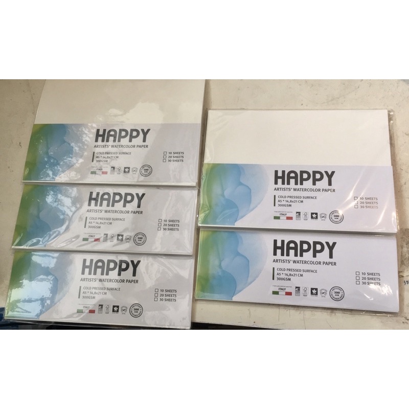 HAPPY size to A1 / A2 / A3 - Sản phẩm giấy vẽ HAPPY 300gsm từ Ý ✨✨
