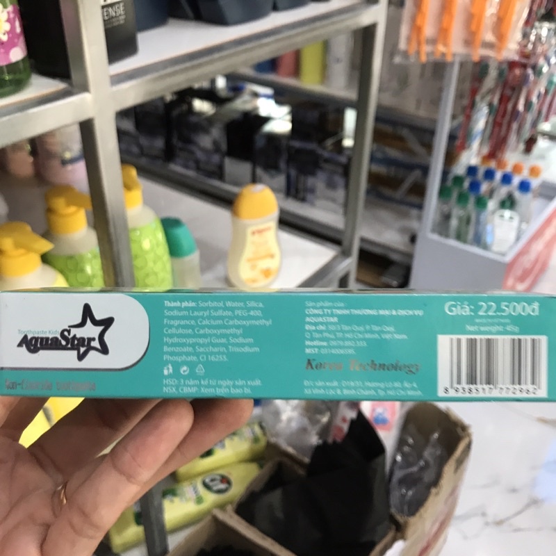 Kem Đánh Răng Em Bé Aquastar 45g