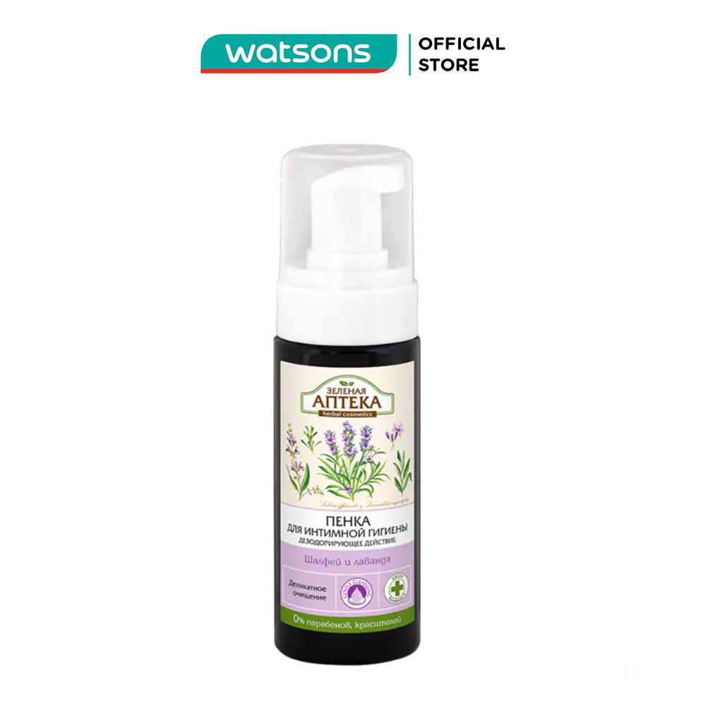 Dung Dịch Vệ Sinh Phụ Nữ Zelenaya Apteka Cây Xô Thơm Và Lavender 150ml