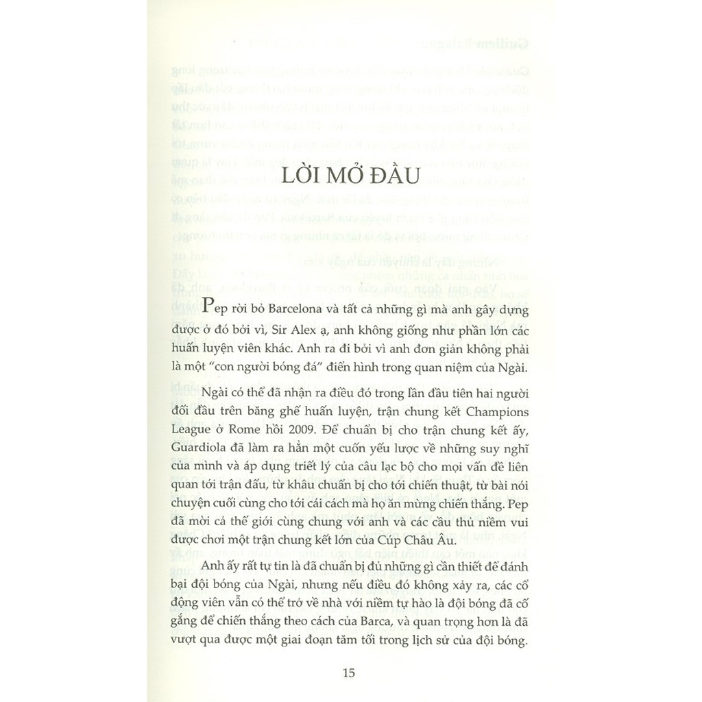 Sách - Pep Guardola - Một Cách Thắng Khác