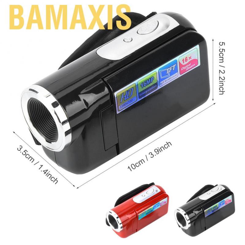 Bamaxis Portable Children Kids 16X HD Digital Video Camera Camcorder with TFT LCD Sceen