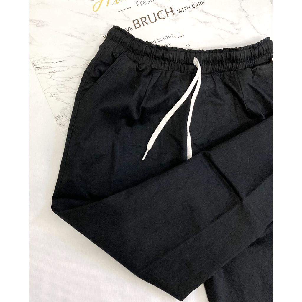 Quần dài bé gái freesize từ 35kg-40kg chất kaki thun, lưng thun dây rút được - cho tuổi TEEN - QD20