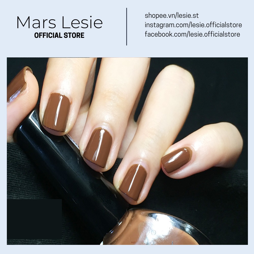 A23 Sơn Móng Tay Nail Styler A23 - Màu nâu chocolate - LESIE STORE
